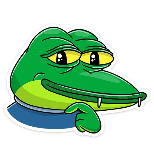 🤔 Стикер «Змеян Водолеевич» для Telegram