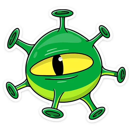 🦠 Стикер «Змеян Водолеевич» для Telegram