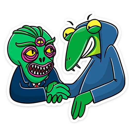 👋 Стикер «Змеян Водолеевич» для Telegram