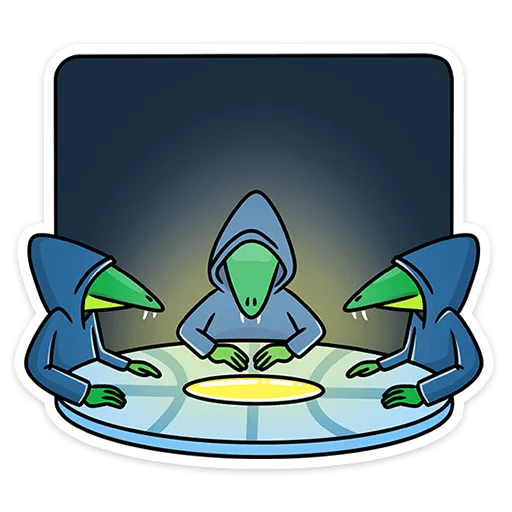 👽 Стикер «Змеян Водолеевич» для Telegram