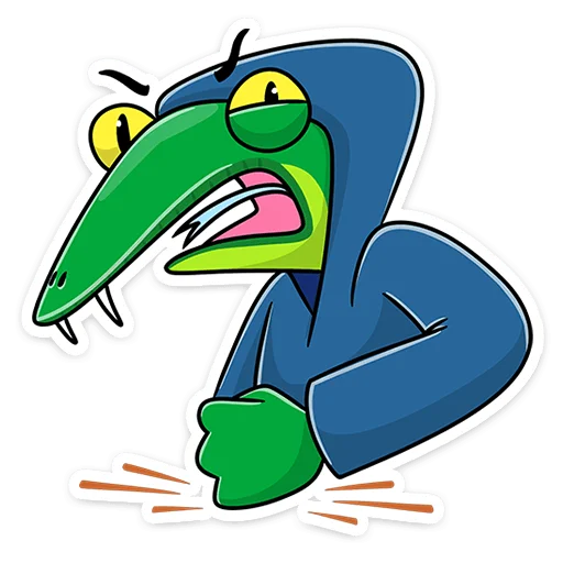 👊 Стикер «Змеян Водолеевич» для Telegram