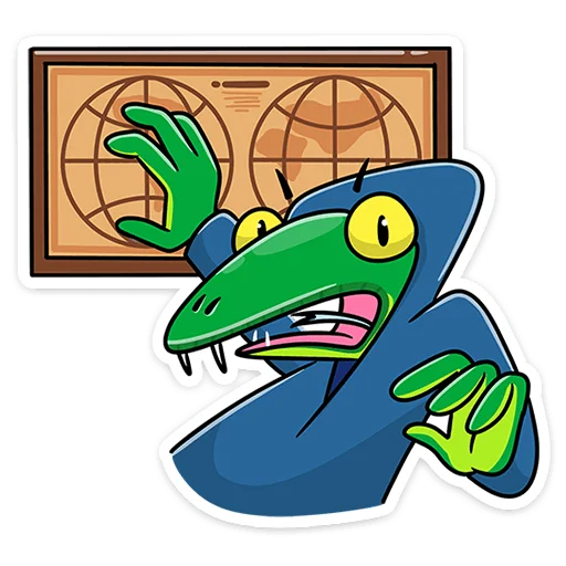 🗺 Стикер «Змеян Водолеевич» для Telegram