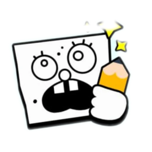 🔥 Стикер «Значки губки боба» для Telegram