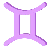 ♊ Эмодзи «zodiac зодиак» для Telegram
