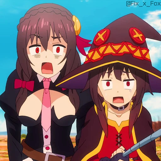 😰 Стикер «Zoku Konosuba p1» для Telegram