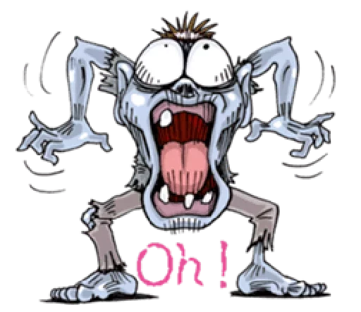 😡 Стикер «Zombie» для Telegram