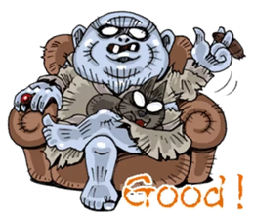 😝 Стикер «Zombie» для Telegram