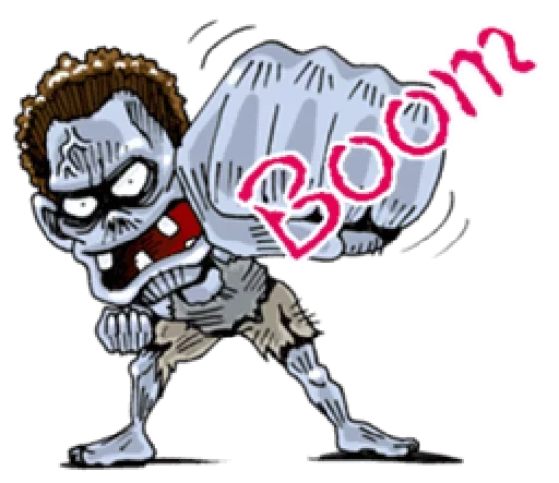🙃 Стикер «Zombie» для Telegram