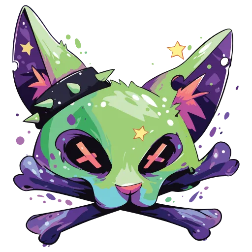 🐱 Эмодзи «кладбище домашних котов» для Telegram
