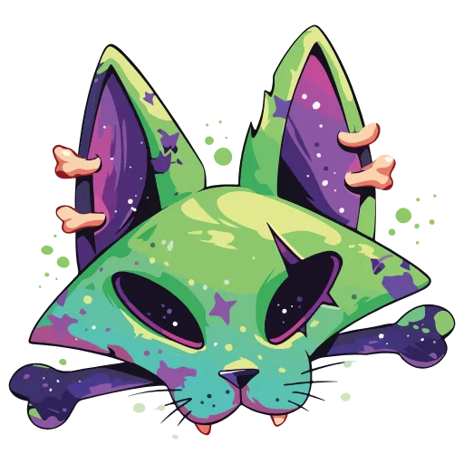 🐱 Эмодзи «кладбище домашних котов» для Telegram