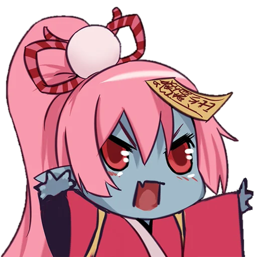 😡 Стикер «zombie elf girl mini pack» для Telegram