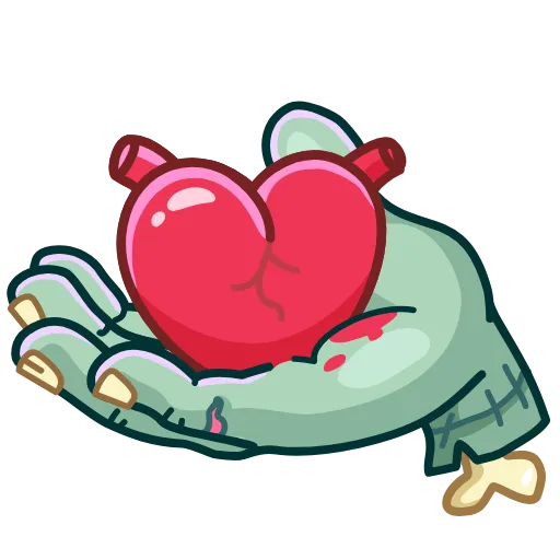 ❤️ Стикер «Zombie Hand» для Telegram