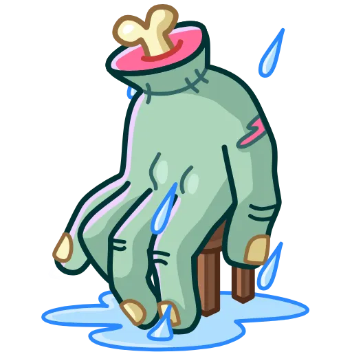 😢 Стикер «Zombie Hand» для Telegram