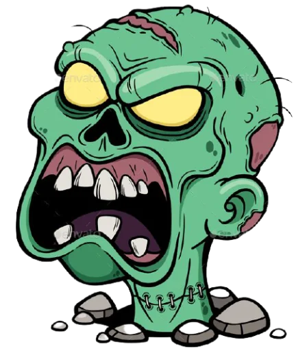 🧟‍♂ Стикер «zombieUI» для Telegram
