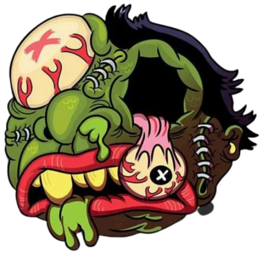 🧟‍♂ Стикер «zombieUI» для Telegram