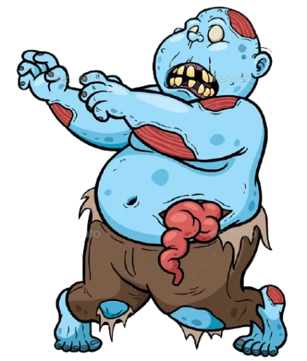 🧟‍♂ Стикер «zombieUI» для Telegram