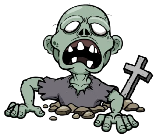 🧟‍♂ Стикер «zombieUI» для Telegram