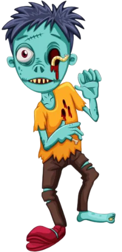🧟‍♂ Стикер «zombieUI» для Telegram