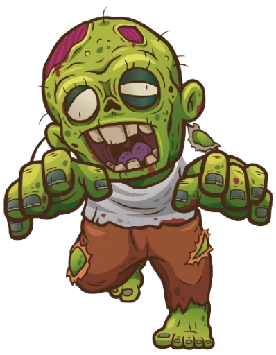 🧟‍♂ Стикер «zombieUI» для Telegram