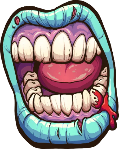 🧟‍♂ Стикер «zombieUI» для Telegram