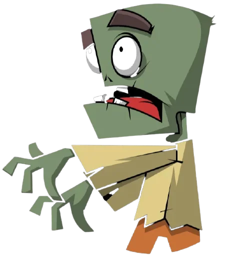 🧟‍♂ Стикер «zombieUI» для Telegram