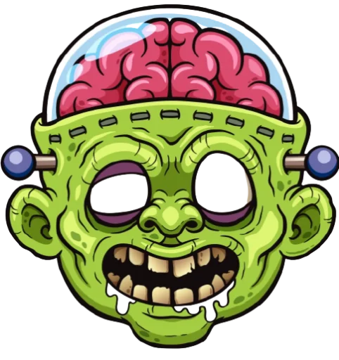 🧟‍♂ Стикер «zombieUI» для Telegram