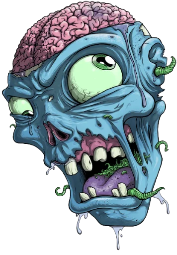 🧟‍♂ Стикер «zombieUI» для Telegram