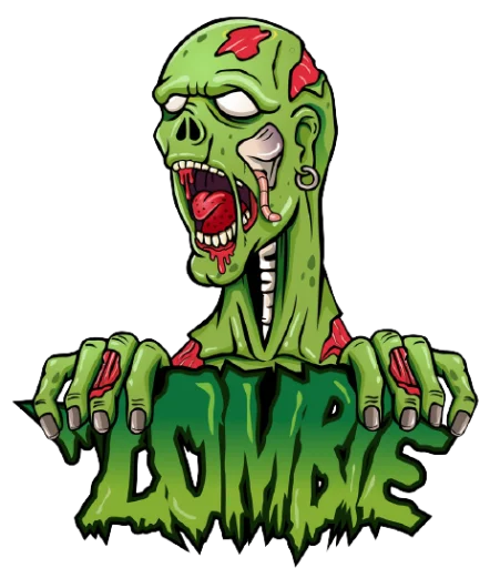Стикерпак zombieUI для Telegram