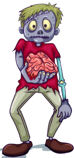 🧟‍♂ Стикер «zombieUI» для Telegram