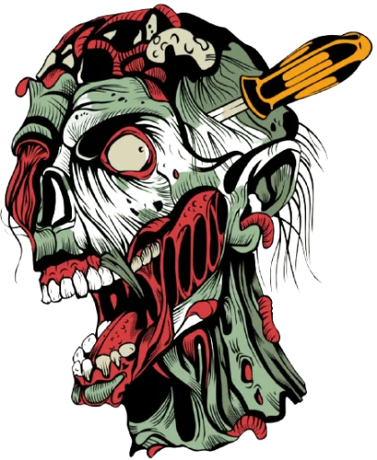 🧟‍♂ Стикер «zombieUI» для Telegram