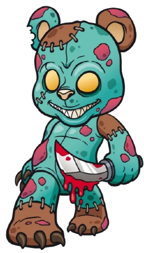 🧟‍♂ Стикер «zombieUI» для Telegram