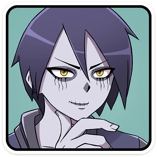 😈 Стикер «Зомби Зак» для Telegram