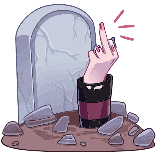 🖕 Эмодзи «Зомбяка» для Telegram