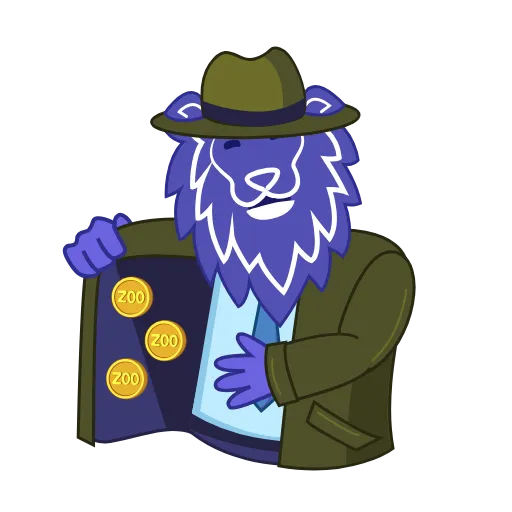 😎 Стикер «Zoo» для Telegram