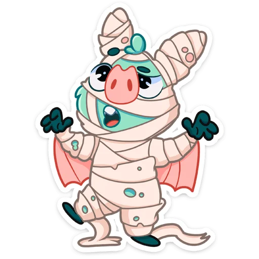 👻 Стикер «Летучая мышь Зуми» для Telegram