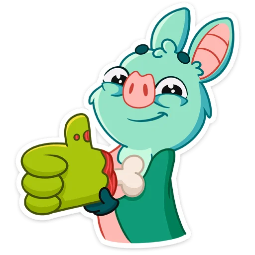 👍 Стикер «Летучая мышь Зуми» для Telegram
