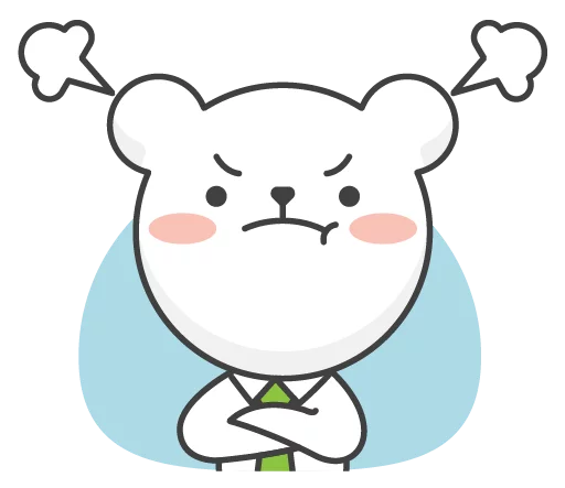 😡 Стикер «Zoo Office» для Telegram