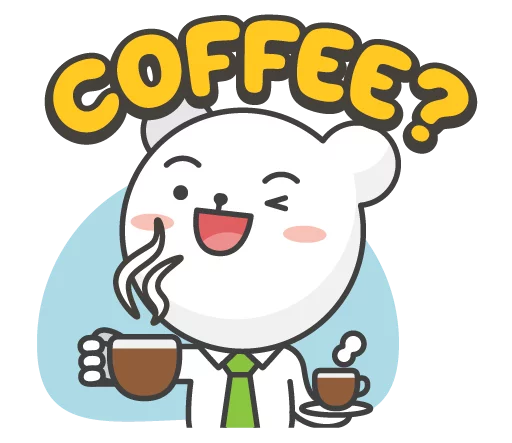 ☕️ Стикер «Zoo Office» для Telegram