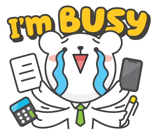 😭 Стикер «Zoo Office» для Telegram
