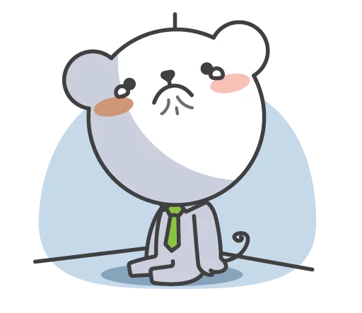 🥺 Стикер «Zoo Office» для Telegram
