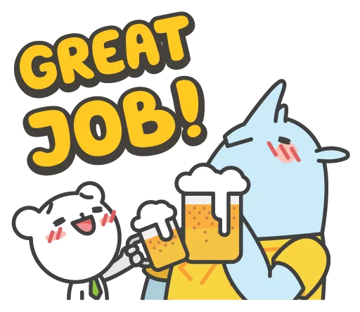 🙌 Стикер «Zoo Office» для Telegram