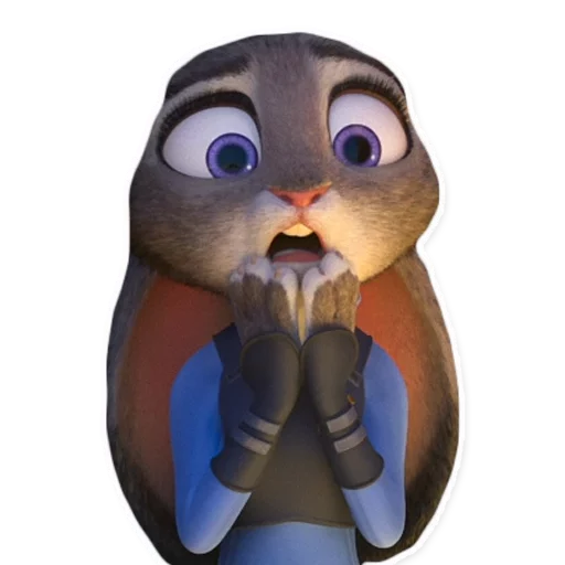 😱 Стикер «ZootopiaJudy» для Telegram