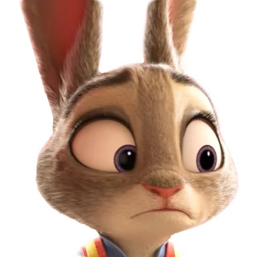 😕 Стикер «ZootopiaJudy» для Telegram
