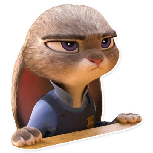 😡 Стикер «ZootopiaJudy» для Telegram