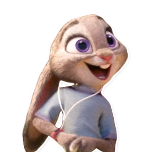 😛 Стикер «ZootopiaJudy» для Telegram