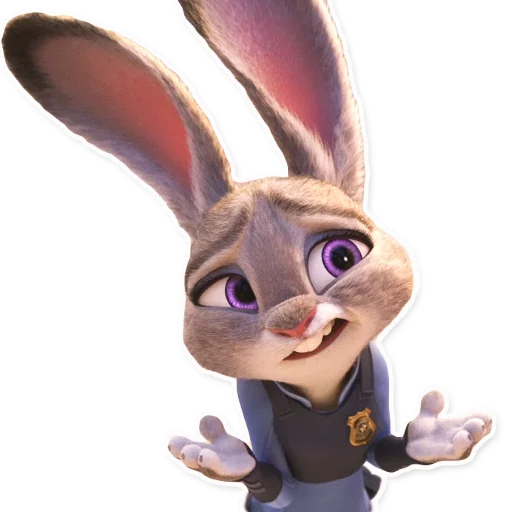 🤗 Стикер «ZootopiaJudy» для Telegram