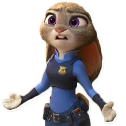 😠 Стикер «ZootopiaJudy» для Telegram
