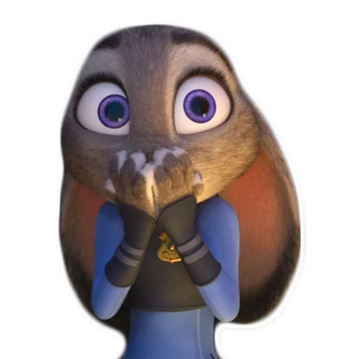 😧 Стикер «ZootopiaJudy» для Telegram