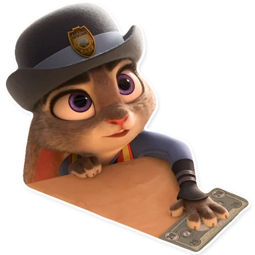 💰 Стикер «ZootopiaJudy» для Telegram