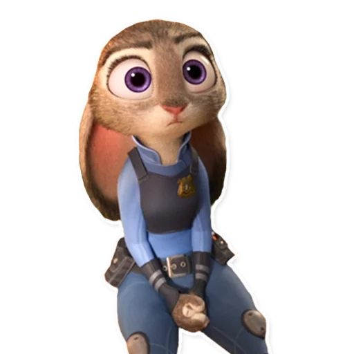 😐 Стикер «ZootopiaJudy» для Telegram